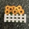 Box kaart zonnebloemen