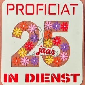 25 jaar in dienst